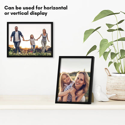 Americanflat 24x36 Poster Frame with Polished Plexiglass - Streamline Collection - Thin Border Picture Frame for Wall Display - Hanging Hardware Included - Black - Colors C