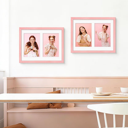 DUENPY 14x26 Collage Picture Frame 4x6 Collage Picture Frame Displays Twelve 4x6 inch Photos Available Horizontal Wall Mounting Display and Vertical Black - Colors B