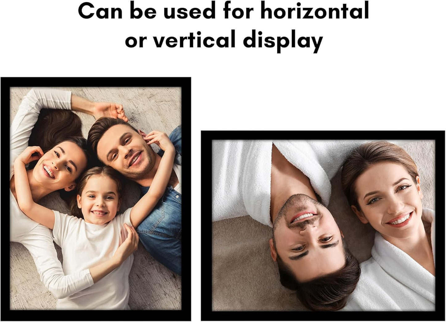 Americanflat 16x20 Picture Frame with Polished Plexiglass - Black Picture Frame - Wide Photo Frames Made of Engineered Wood for Vertical or Horizontal Wall Display - Epic Collection - Black - Colors A