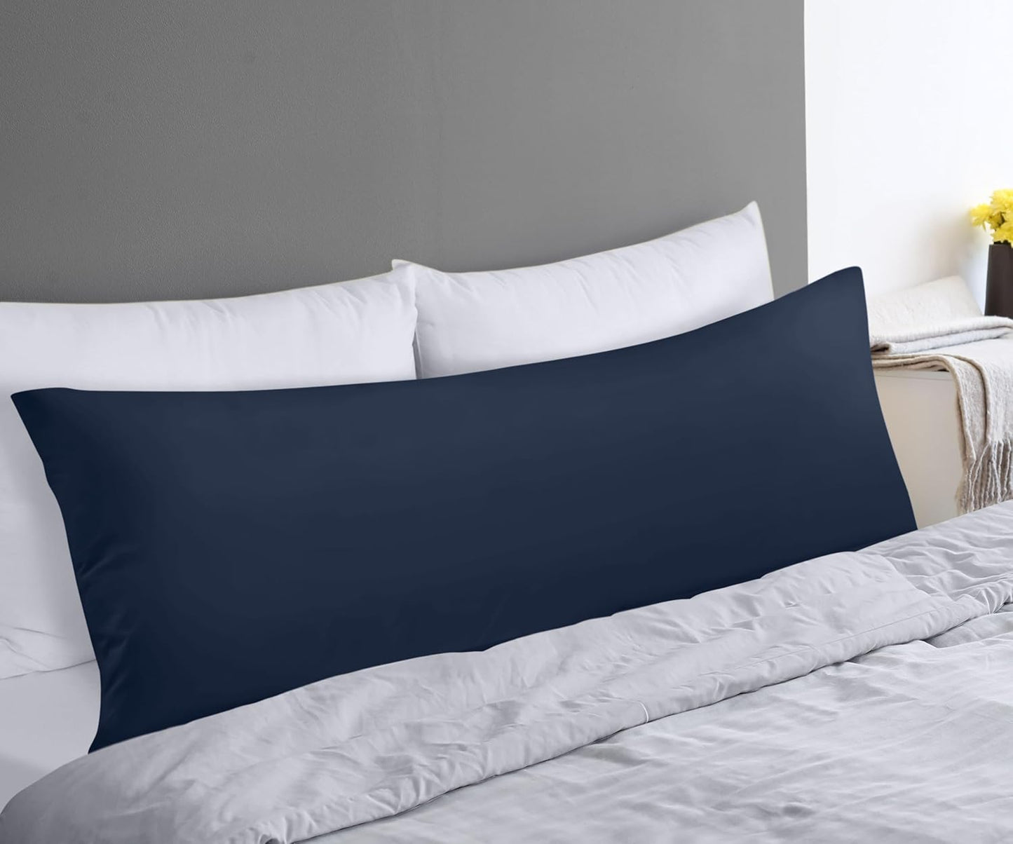 Utopia Bedding Full Body Pillow for Adults (White, 20 x 54 Inch), Long Pillow Insert for Sleeping, Ideal for Side Sleepers