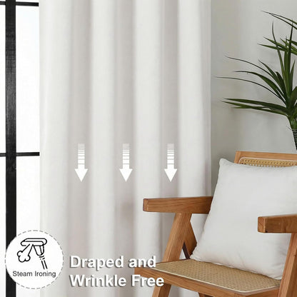 Simplebrand Ava Sage Green Blackout Curtains for Bedroom 63 Inch Length 2 Panels Set, Solid Thermal Insulated Energy Saving Rod Pocket Window Treatment Curtains Blackout Drapes, W40 x L63 Inch, Sage - Colors C