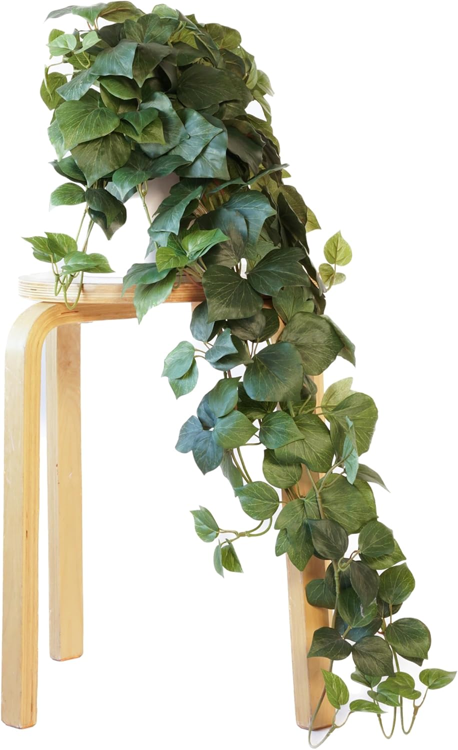 Retrograde 32" Realistic Fake Pothos Ivy Plant for Home Decor Indoor Silk Artificial Plant Large (Light Green)