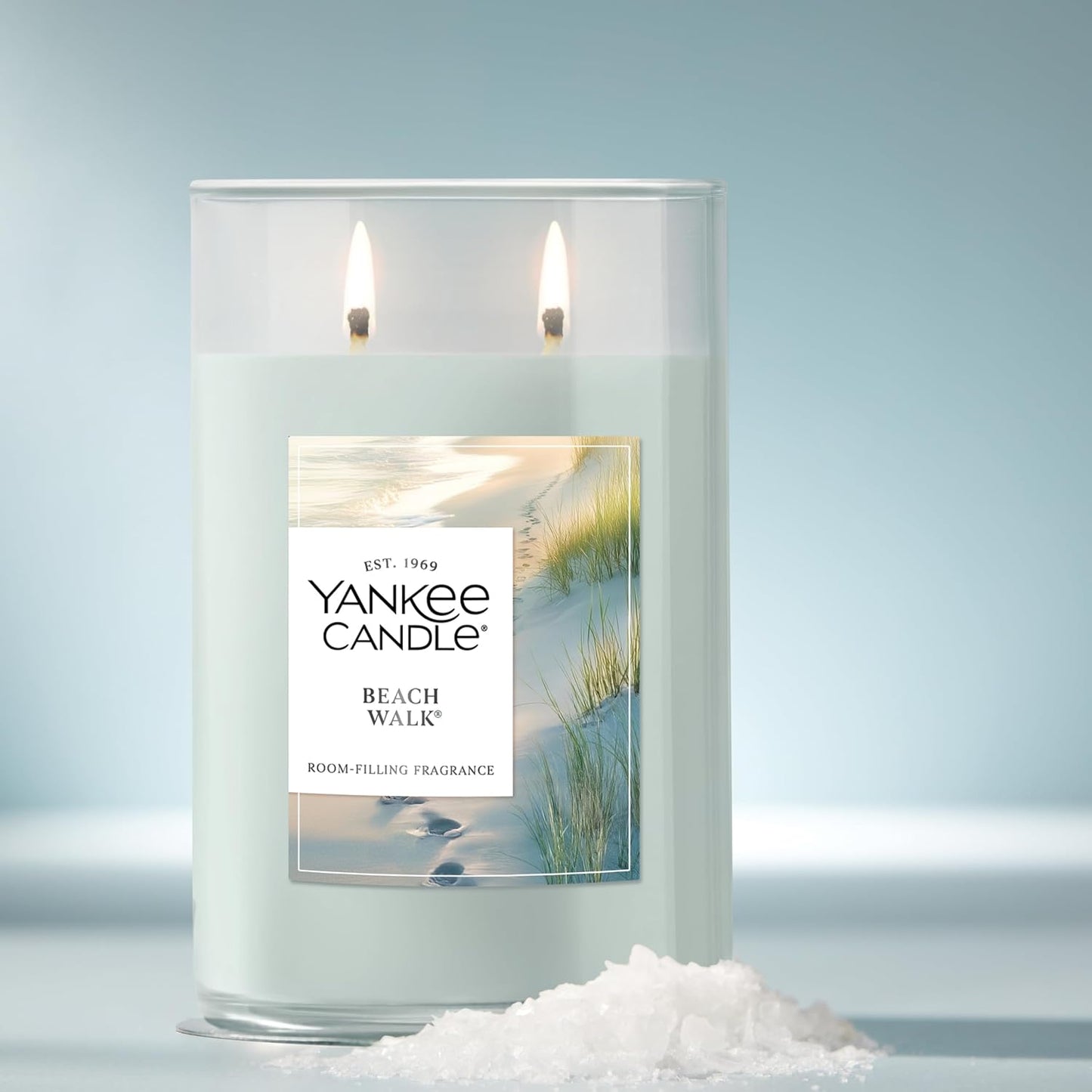 Yankee Candle Large Tumbler Scented Candle with up to 80 Hour Burn Time, Premium Plant Wax Blend for Consistent Burn, 20 oz Tumbler Candle with Room Filling Fragrance, Midsummer's Night