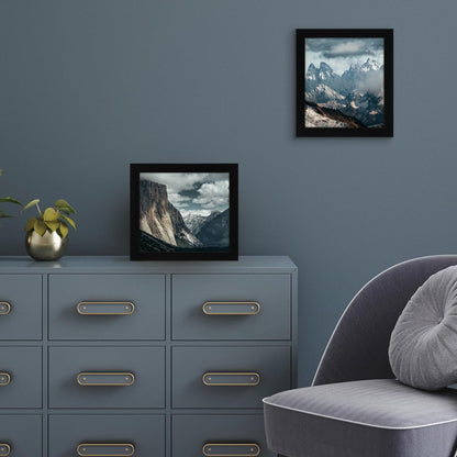 Americanflat 12x18 Poster Frame with Shatter-Resistant Glass - Signature Collection - Gallery-Style Frames Made of Engineered Wood - Photo Frame for Wall Display - Black - Colors A