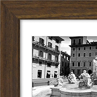 Americanflat 4x6 Collage Picture Frame with Shatter-Resistant Glass - Fits Five 4x6 Photos or Use as One 11x14 Picture Frame - Signature Collection - Collage Frames for Wall Display - Black
