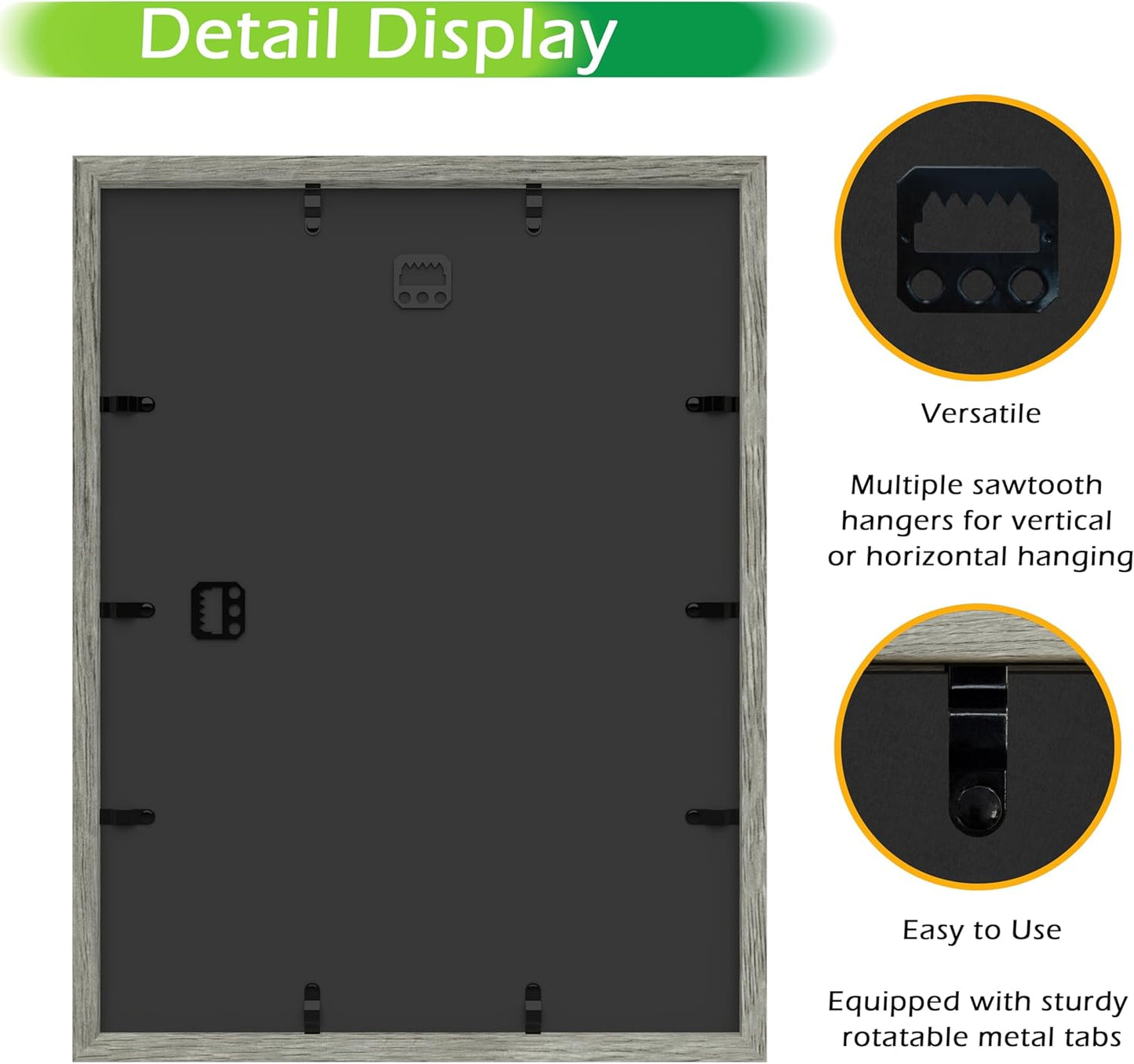 FrameWorks 11” x 14” Dark Oak Wooden Shadow Box Frame – Display Case with Soft Felt Back, Memory Box with Tempered Glass, Display Box with Elegant White Ball Push Pins, Wooden Flower Box