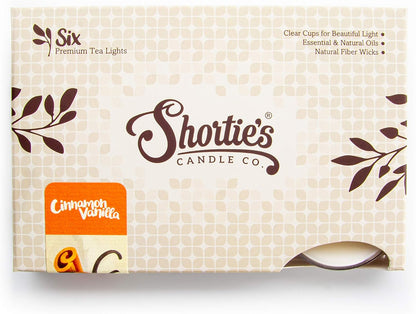 Shortie's Candle Company Vanilla Bean Premium Tealight Candles Bulk Pack - 24 Beige Highly Scented Tea Lights - Beautiful Candlelight - Made in the USA - Bakery & Food Collection