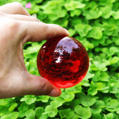 LONGWIN 50mm(2 inch) K9 Photography Solid Crystal Glass Ball Sphere with Free Stand Suncatcher (Clear)