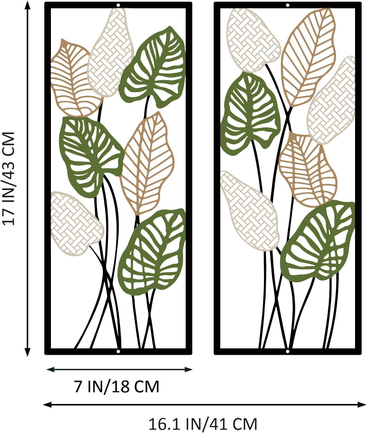 ruelen Metal Scroll Wall Decor Rustic Iron Wall Medallion Small Traditional Metal Scroll Wall Art for Home Living Room Front Porch Above Door Hallway Entryway Decoration（(Separated into two pieces, assembly required)）