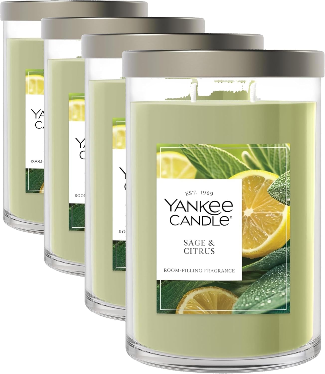 Yankee Candle Large Tumbler Scented Candle with up to 80 Hour Burn Time, Premium Plant Wax Blend for Consistent Burn, 20 oz Tumbler Candle with Room Filling Fragrance, Midsummer's Night