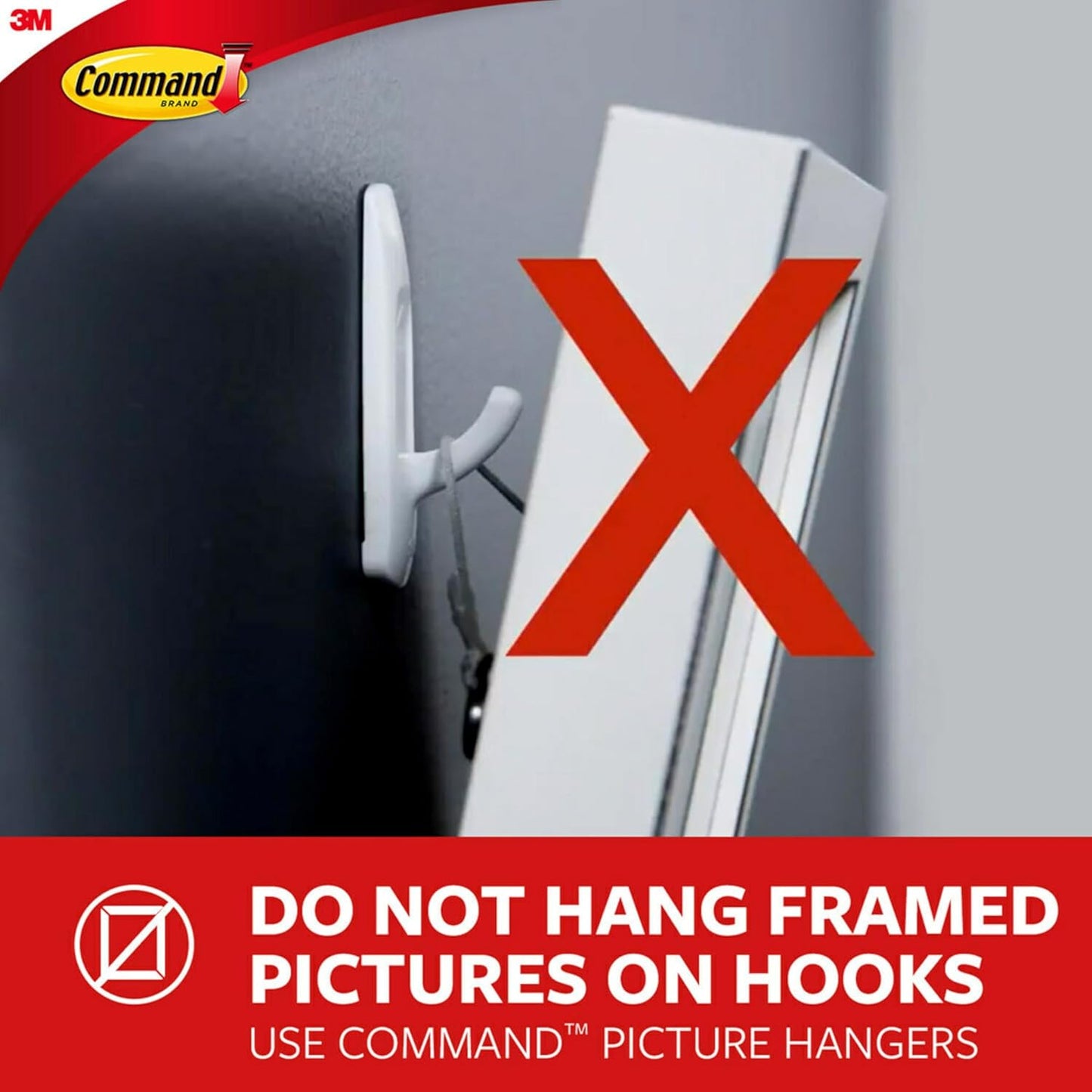 Command Display Ledges, Holds up to 2 lb, Quartz, 2 Ledges with 8 Medium Strips, Damage-Free Hanging Floating Shelf with Adhesive Strips, Personalize Living Room, Bedroom, Kids Room or Office