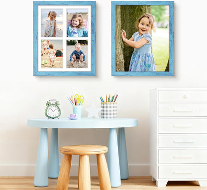 DUENPY 14x26 Collage Picture Frame 4x6 Collage Picture Frame Displays Twelve 4x6 inch Photos Available Horizontal Wall Mounting Display and Vertical Black - Colors A