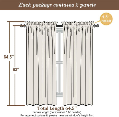 Chyhomenyc Sheer White Valances for Windows 2 Pack, Small Window Curtains for Living Room Bathroom Cafe Laundry Basement, Modern Top Dual Rod Pocket Voile Curtain, 42W x 14L inches, White - Colors A