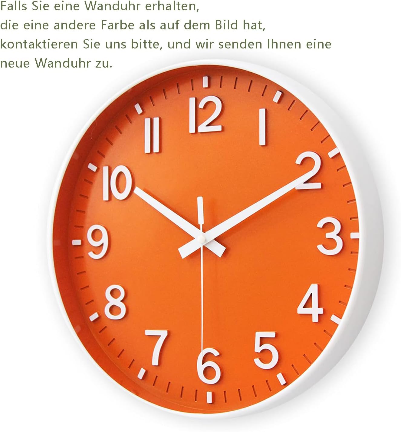 HZDHCLH Wall Clocks Battery Operated,12 inch Silent Non Ticking Modern Wall Clock for Living Room Bedroom Kitchen Office Classroom Decor (Olive Green and Gold)