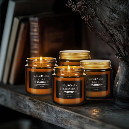 Howemon 24 Pack Scented Candles Set for Home, Relaxing Stress Relief, Aromatherapy - Natural Soy Wax and Fragrance - Gifts for Women, Mom, Best Friend, Wife, Birthday