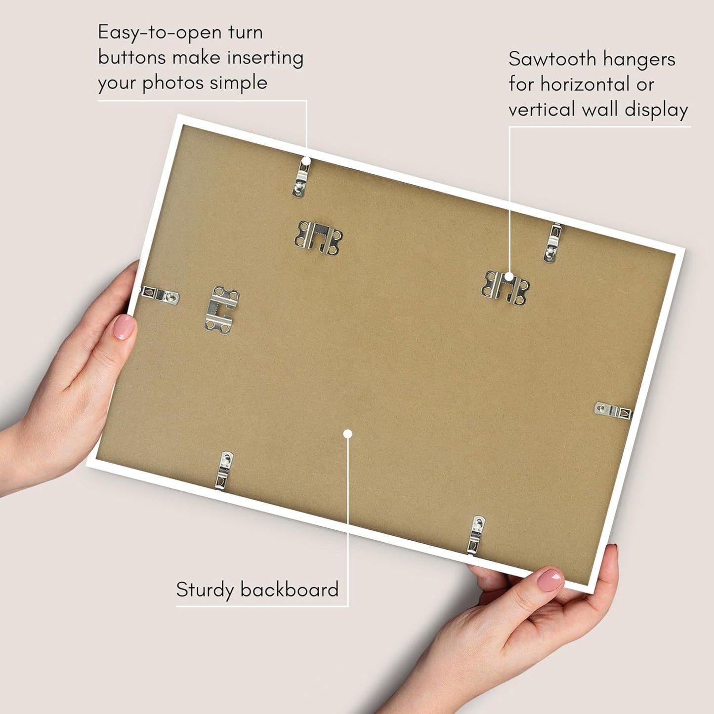 Americanflat 24x36 Poster Frame with Polished Plexiglass - Streamline Collection - Thin Border Picture Frame for Wall Display - Hanging Hardware Included - Black - Colors D