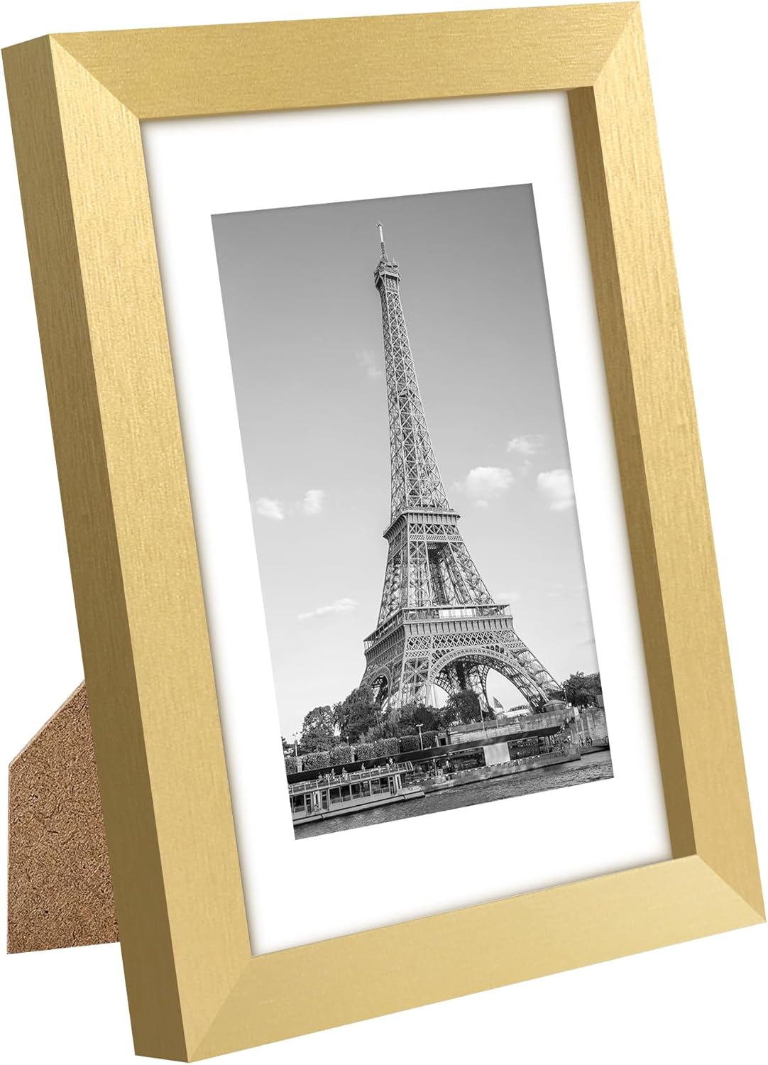 upsimples 5x7 Picture Frame Set of 10, Display Pictures 4x6 with Mat or 5x7 Without, Multi Photo Frames Collage for Wall or Tabletop Display, Black