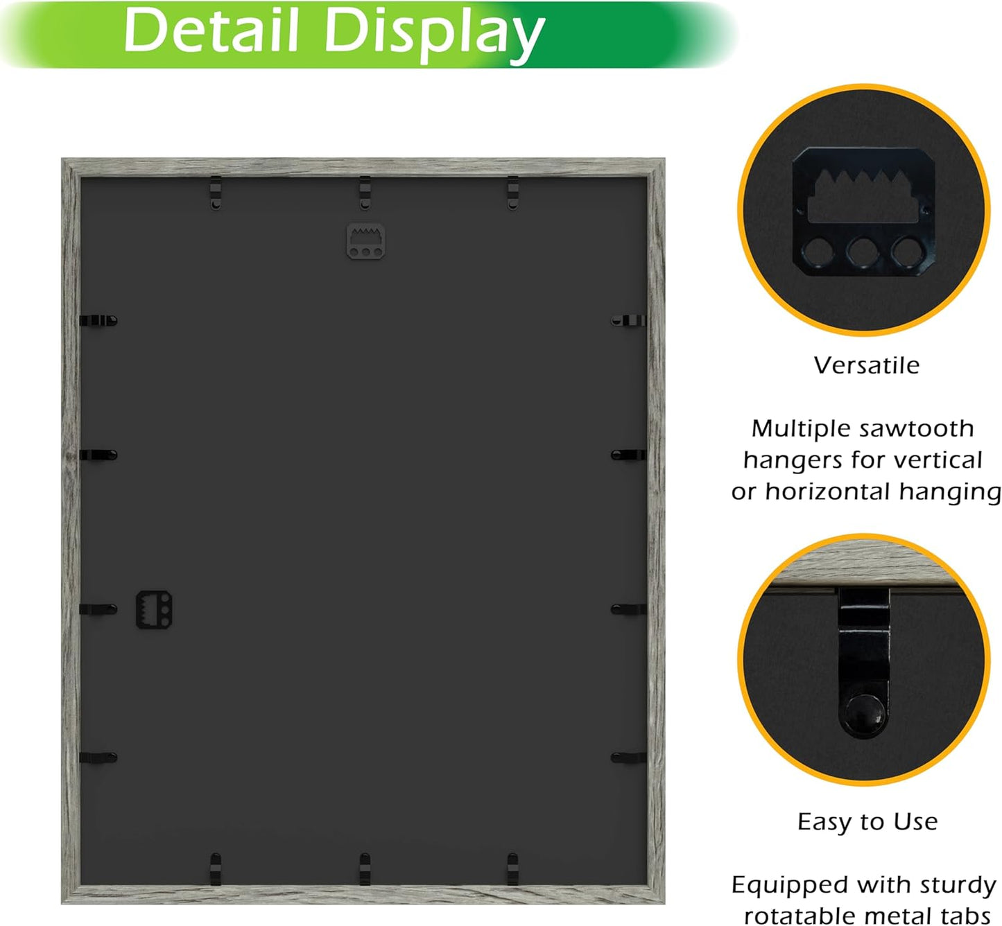 FrameWorks 11” x 14” Dark Oak Wooden Shadow Box Frame – Display Case with Soft Felt Back, Memory Box with Tempered Glass, Display Box with Elegant White Ball Push Pins, Wooden Flower Box