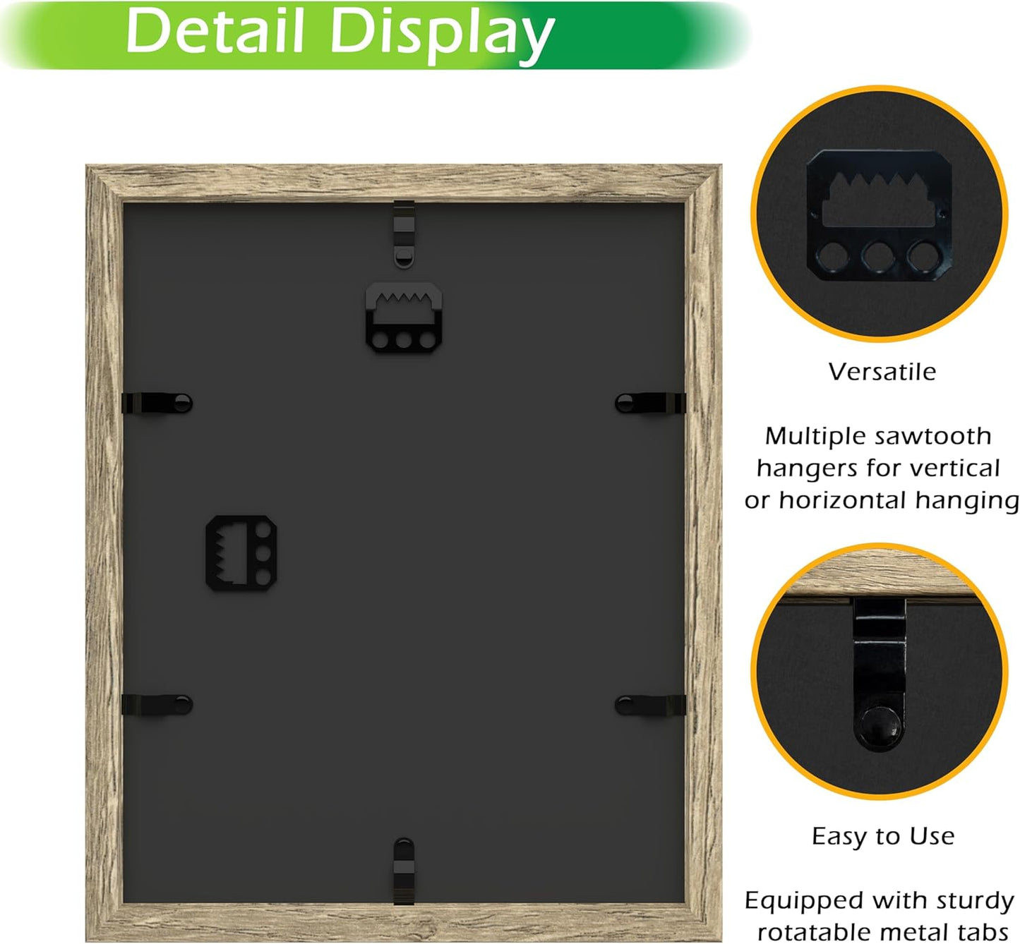 FrameWorks 11” x 14” Dark Oak Wooden Shadow Box Frame – Display Case with Soft Felt Back, Memory Box with Tempered Glass, Display Box with Elegant White Ball Push Pins, Wooden Flower Box