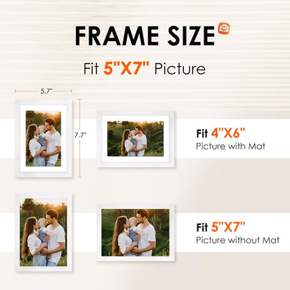 FIXSMITH 10 Pack Picture Frames Collage Wall Decor for Mounting or Tabletop Display, Gallery Wall Frame Set with Two 8x10 Black Frames, Four 5x7 Frames and Four 4x6 Frames, Multi-Pack Photo Frame Set