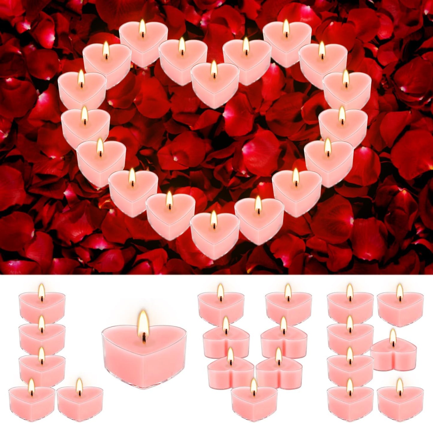 100 Pack Scented Tealight Candles - 4 Hours Burning Lemon Aromatherapy | Valentine's Day Romantic Dinner & New Year Home Decor, Yellow Votive Candles for Wedding, Holiday Gift & Emergency (Yellow)