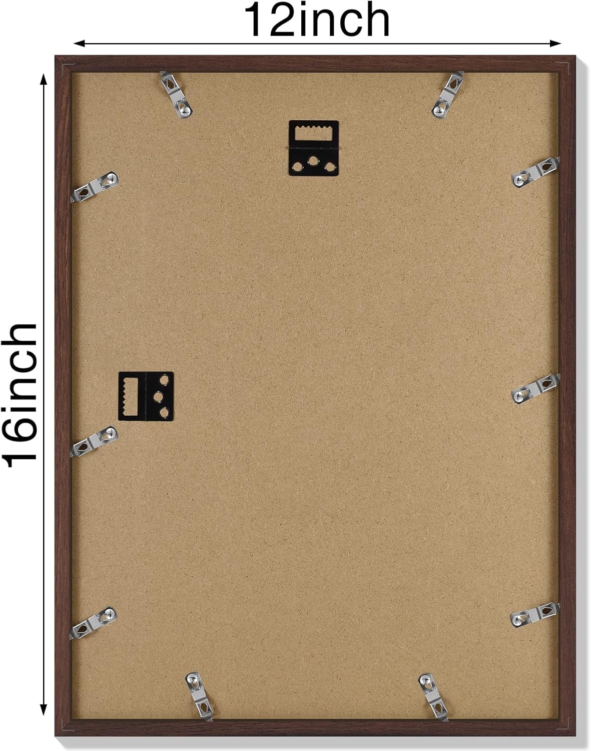 Vittanly 11x14 Picture Frame, Display Pictures 8x10 with Mat or 11x14 without Mat, Photo Frame for Wall Mounting, Black, 1 Pack - Colors B