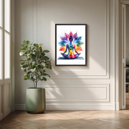 GELDSTEI Calm Zen Botanical Canvas Wall Art, White Lotus Blooming on Stones in Water Aesthetic Pictures, Yoga Spa Meditation Room Decor, Modern Spiritual Poster Prints for Zen Office Framed Set of 3, Each 12x16 Inch