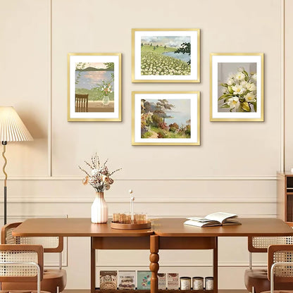 FIXSMITH 10 Pack Picture Frames Collage Wall Decor for Mounting or Tabletop Display, Gallery Wall Frame Set with Two 8x10 Black Frames, Four 5x7 Frames and Four 4x6 Frames, Multi-Pack Photo Frame Set