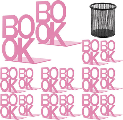 Book Ends,BookEnds Supports for Bookrack Desk,Bookend are Used for Books, Unique Appearance Design,Heavy Duty