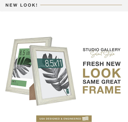 MCS Studio Gallery 16x24 Poster Frame Black Woodgrain Engineered Wood, Vertical & Horizontal Wall Hanging Large Picture Frame for Photos, Posters & Art Prints (1-Pack)