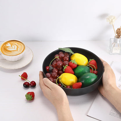 Key Bowl for Entryway Table Decorative Key Dish for Organizing Tabletop Catch All Bowl Gold Fruit Bowls for Kitchen Counter, Coffee Table,7.4 Inches