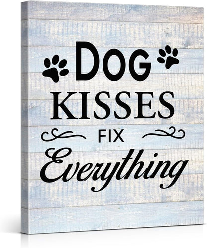 Inspirational Farmhouse Canvas Print Wall Art Decor One Small Positive Thought in the Morning Can Change Your Whole Day Sign Painting Plaque Rustic Home Decoration (8 X 8 Inches, Framed)