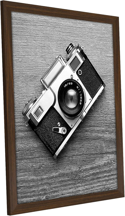 Americanflat 16x20 Picture Frame with Polished Plexiglass - Black Picture Frame - Wide Photo Frames Made of Engineered Wood for Vertical or Horizontal Wall Display - Epic Collection - Black - Colors B