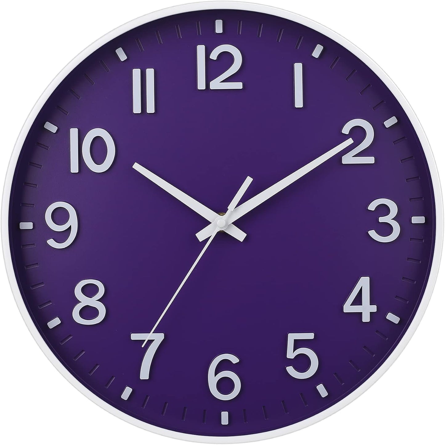 HZDHCLH Wall Clocks Battery Operated,12 inch Silent Non Ticking Modern Wall Clock for Living Room Bedroom Kitchen Office Classroom Decor (Olive Green and Gold)