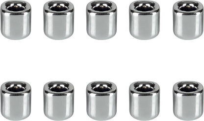 Mega Candles 5 pcs Black 1/2 Inch Diameter Ceramic Chime Ritual Spell Candle Holders, Great for Casting Chimes, Meditation, Rituals, Spells, Vigil, Witchcraft, Wiccan Supplies