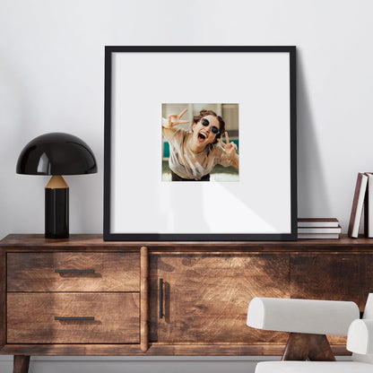 upsimples 8x10 Picture Frame, Display Pictures 5x7 with Mat or 8x10 Without Mat, Wall Hanging Photo Frame, Black, 1 Pack - Colors B