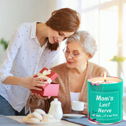 Gifts for Mom Birthday from Daughter Son, Christmas Stocking Stuffers Gifts for Mom Present Mothers Day Great ldeas Funny Unique New Mother Thanksgiving Adoptive 9oz Scented Candle