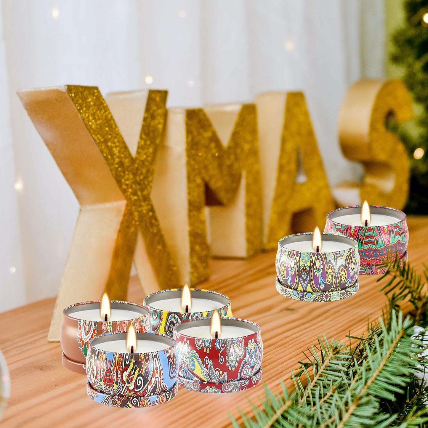 100 Pack Scented Tealight Candles - 4 Hours Burning Lemon Aromatherapy | Valentine's Day Romantic Dinner & New Year Home Decor, Yellow Votive Candles for Wedding, Holiday Gift & Emergency (Yellow)