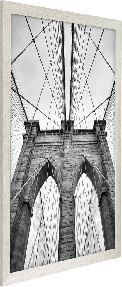 Americanflat 16x20 Picture Frame with Polished Plexiglass - Black Picture Frame - Wide Photo Frames Made of Engineered Wood for Vertical or Horizontal Wall Display - Epic Collection - Black - Colors C