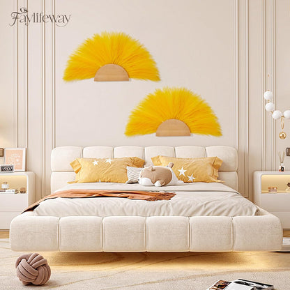 50pcs Pampas Grass 17in for Living Room Decor, Blush Pink Pampas Grass Decor, Fluffy Pink Flowers for Home Birthday Bathroom Baby Shower Wall Bow Decor(Blush & Cream & Pink)