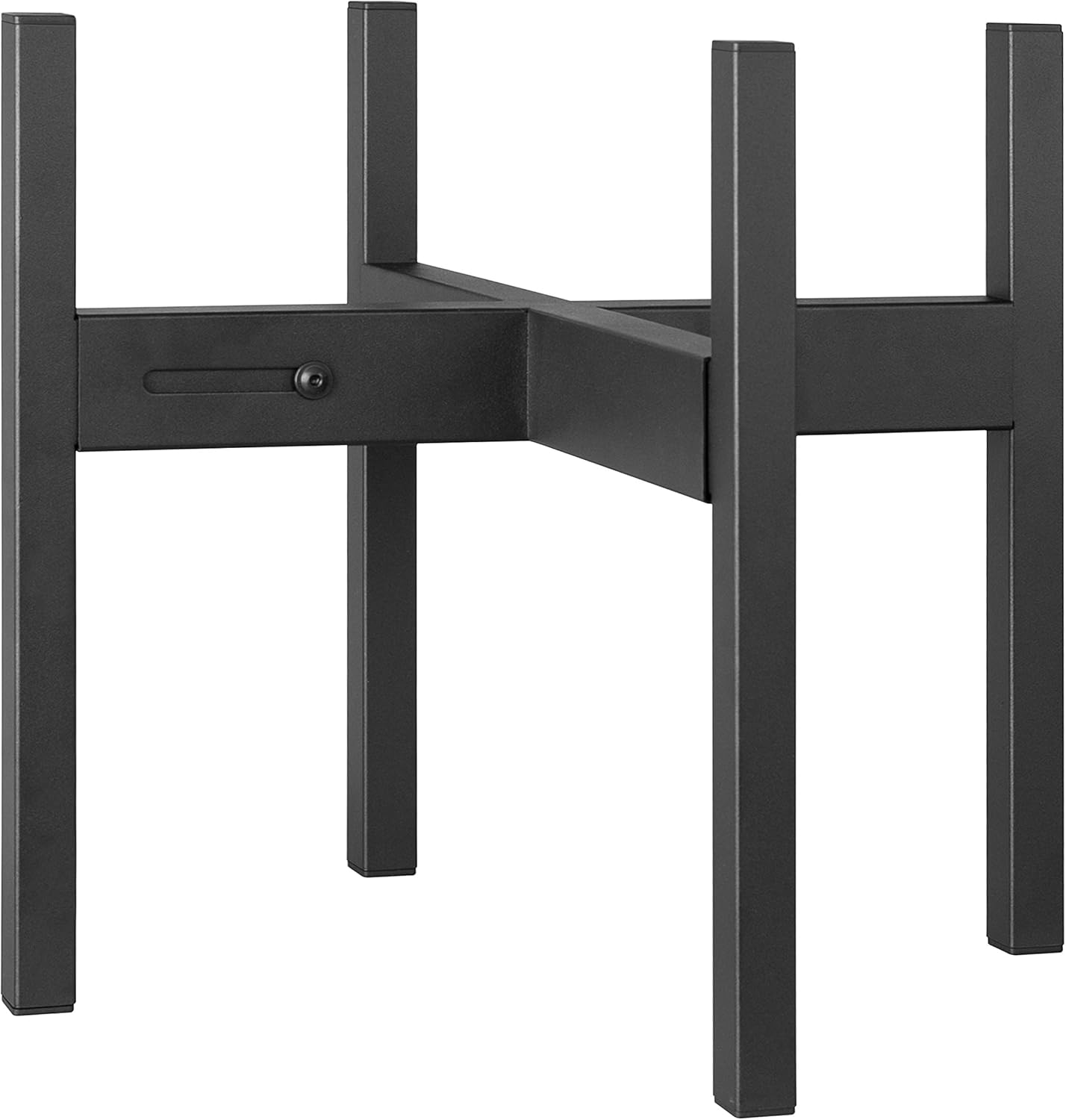 FaithLand Plant Stand, Adjustable Size Fits 8 9 10 11 12 Inches Plant Pot, Metal Planter Stand, Mid Century Expandable Plant Holder Indoor Outdoor, Adjustable Width: 8”-12” - Easy Assembly