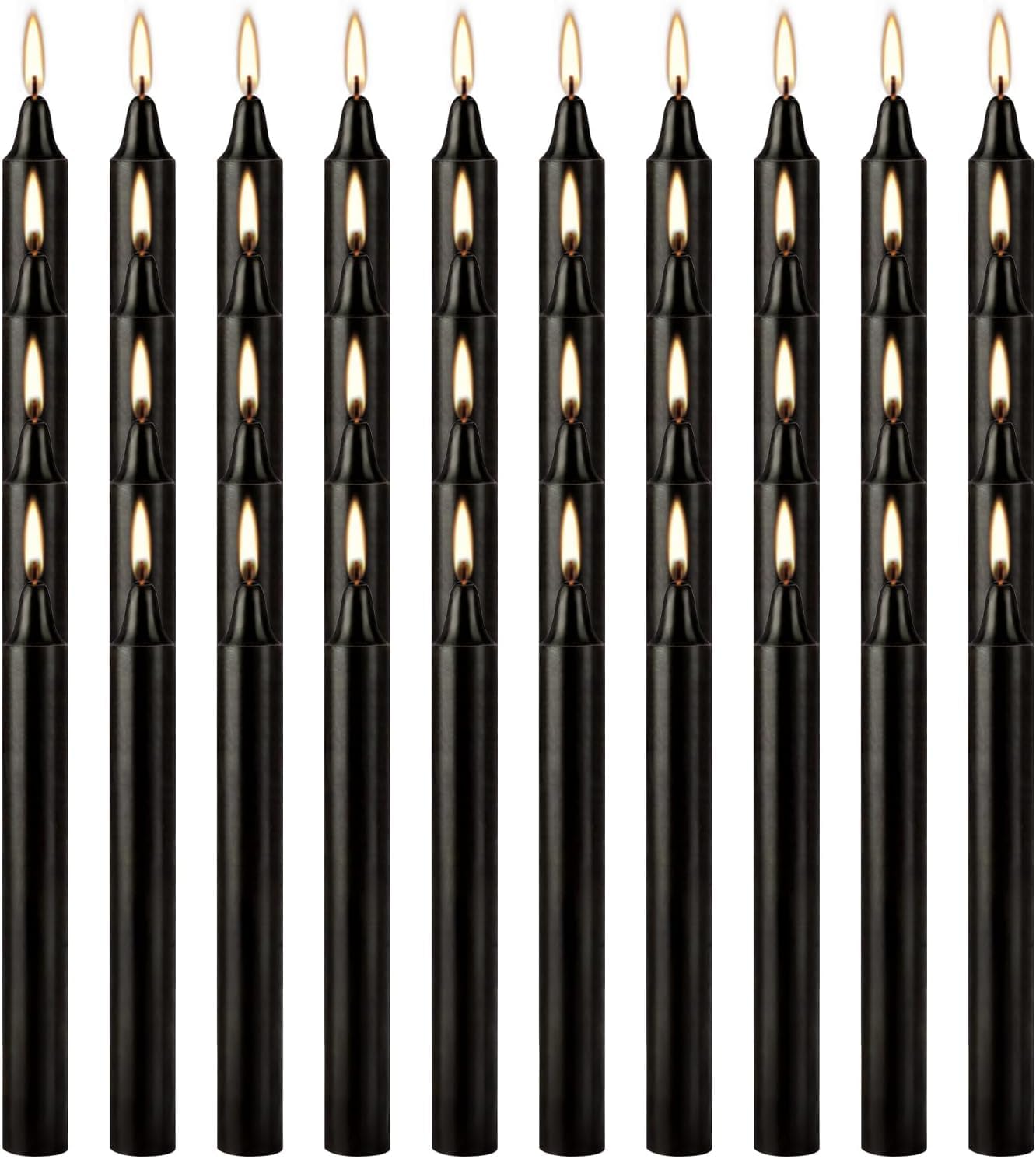 YOROXRG 40 Pack Spell Chime Candles-4 Inch Multi-Colored Taper Candles Sticks-for Home Decor Kitchen Decor Wedding Decoration-10 Colours