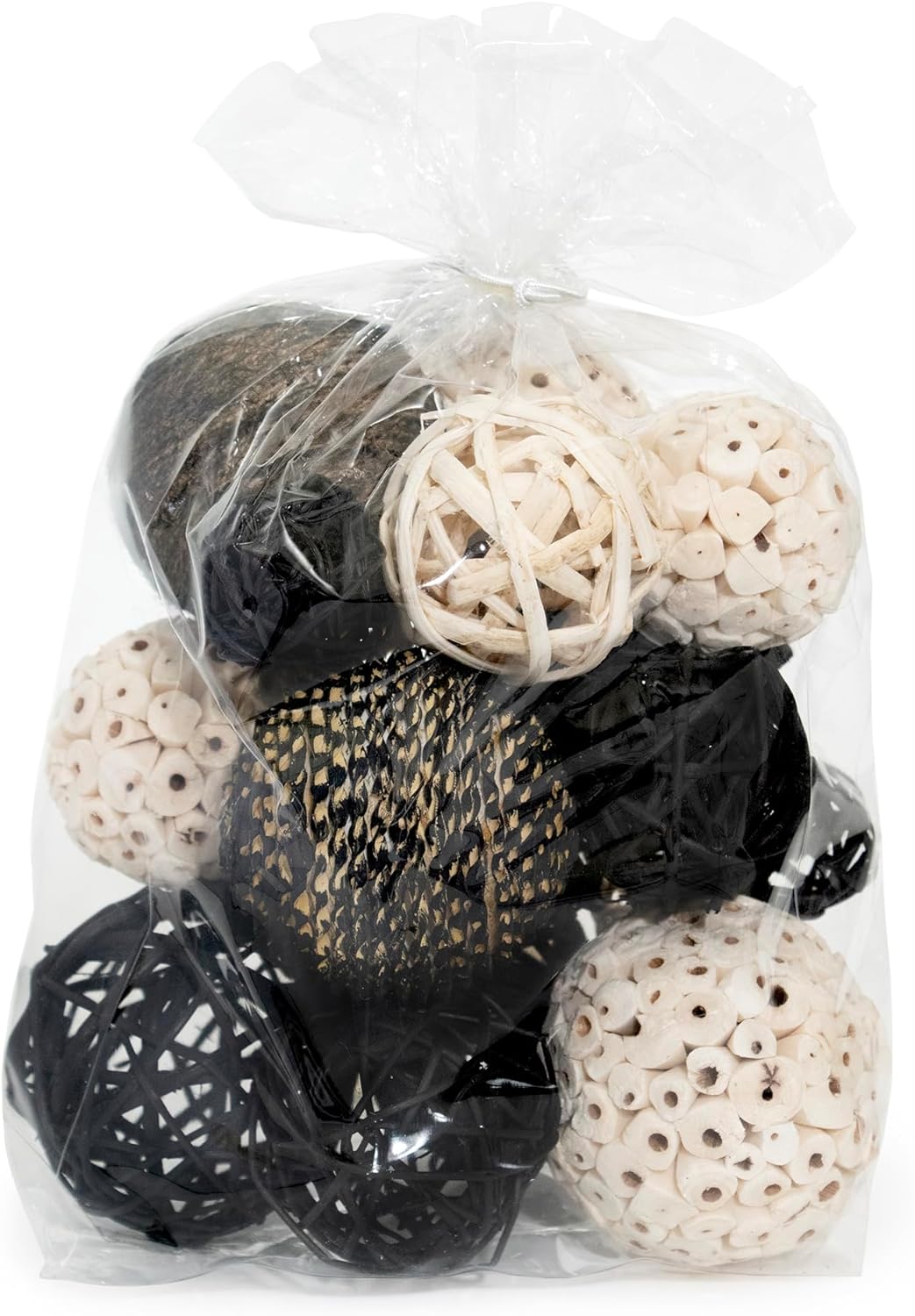 ANDALUCA Decorative Balls Bag Bowl Filler Home Decor (Beige)