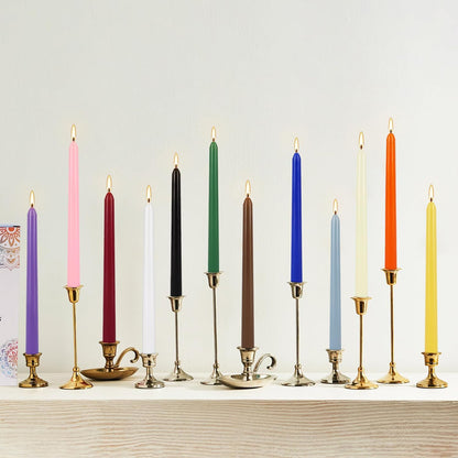 YOROXRG 40 Pack Spell Chime Candles-4 Inch Multi-Colored Taper Candles Sticks-for Home Decor Kitchen Decor Wedding Decoration-10 Colours