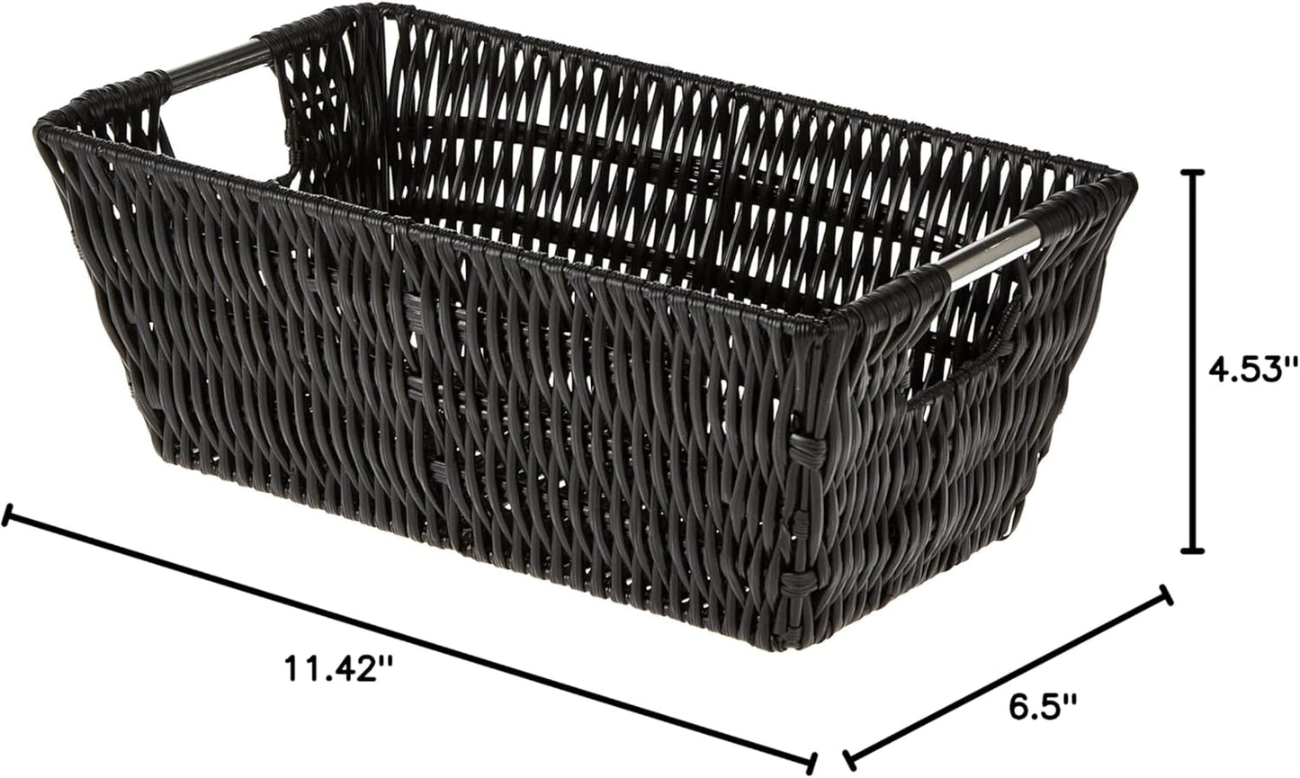 Whitmor Rattique Small Shelf Tote (6500-2712-JAVA)