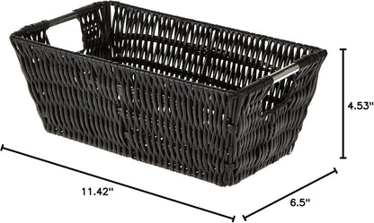 Whitmor Rattique Small Shelf Tote (6500-2712-JAVA)
