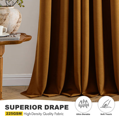 MIULEE Blackout Curtains for Bedroom Living Room 2 Panels, Thermal Insulated Room Darkening Drapes Grommet Noise Reducing Light Blocking Window Treatments 63 Inches Long 40x63 Inch Black - Colors A