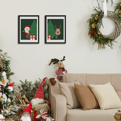 upsimples 11x14 Picture Frame Set of 5, Display Pictures 8x10 with Mat or 11x14 Without Mat, Wall Gallery Photo Frames, Black