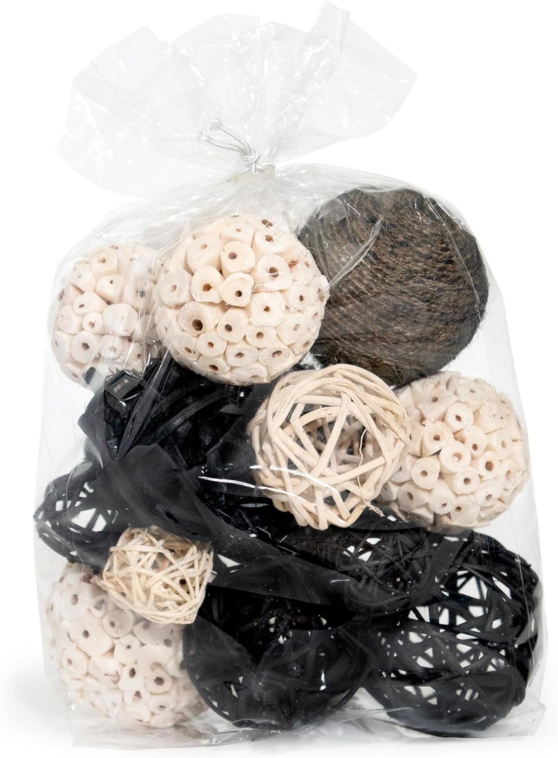 ANDALUCA Decorative Balls Bag Bowl Filler Home Decor (Beige)