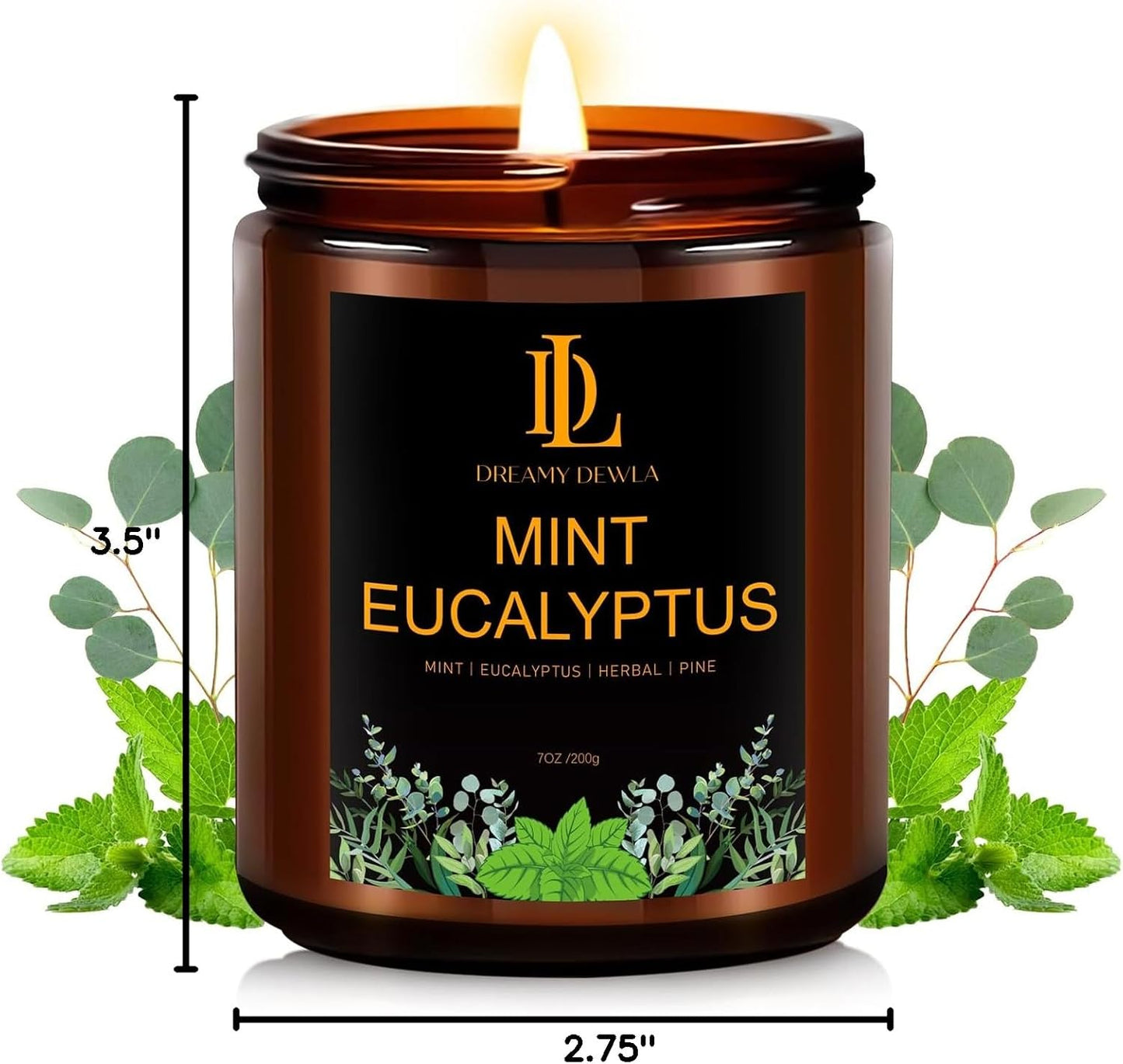 Scented Candles Set, 4 Pack Soy Candles for Home Scented, Candle Gifts for Men Women, Scents of Pineapple Cocktail/Coconut Vanilla/Pink Sands/Bahamian Breeze